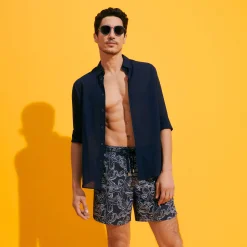 Flash Sale Vilebrequin Men Swim Trunks Poulpes Bicolores Navy/Blue