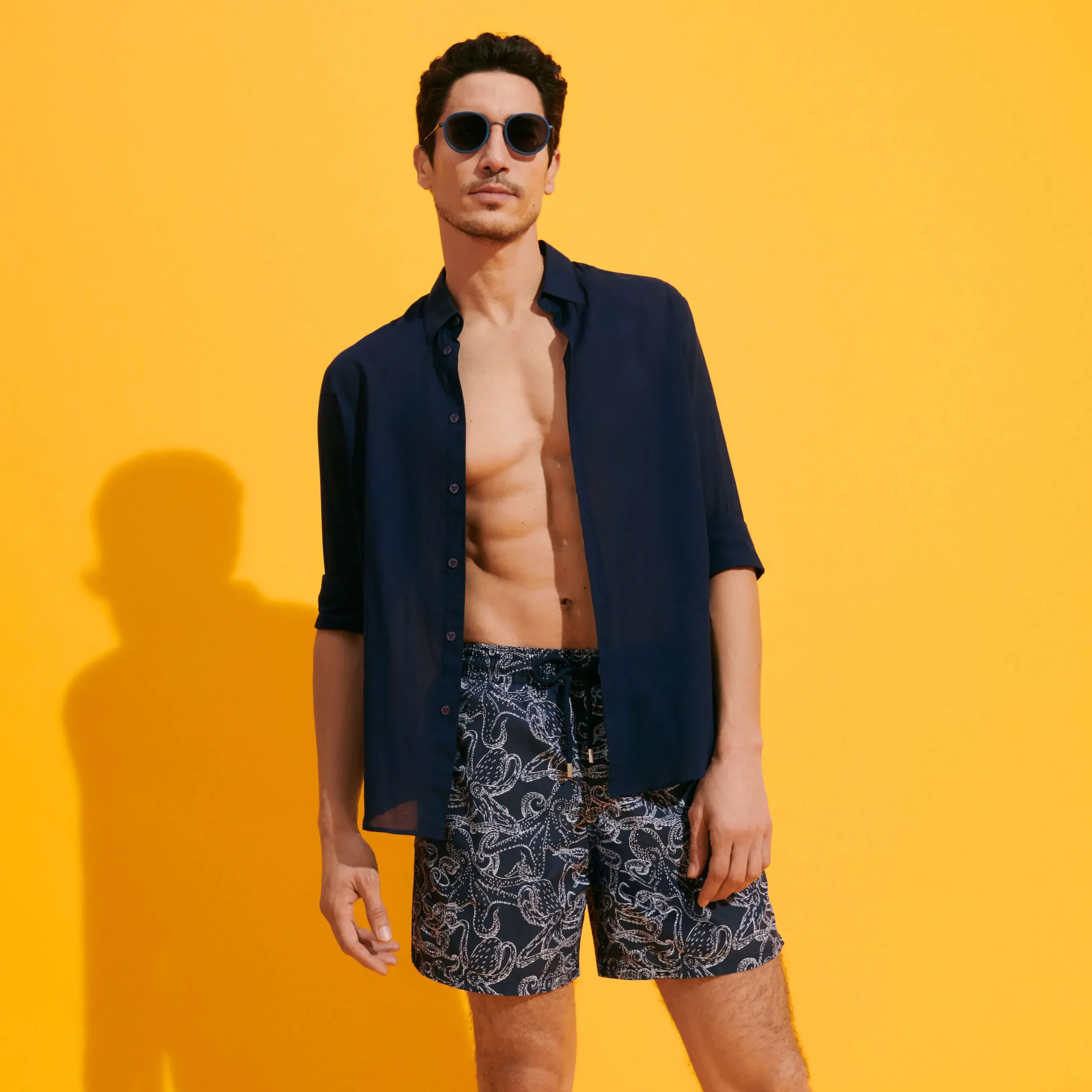 Flash Sale Vilebrequin Men Swim Trunks Poulpes Bicolores Navy/Blue