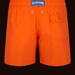 Flash Sale Vilebrequin Men Swim Trunks Solid Rust/Orange