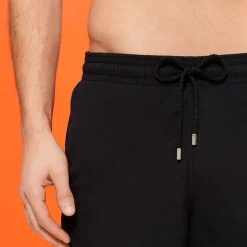 Cheap Vilebrequin Men Swim Trunks Solid Navy/Blue