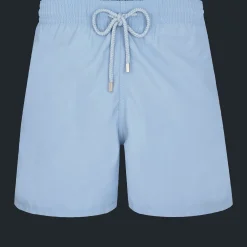 Best Sale Vilebrequin Men Swim Trunks Solid Divine/Blue