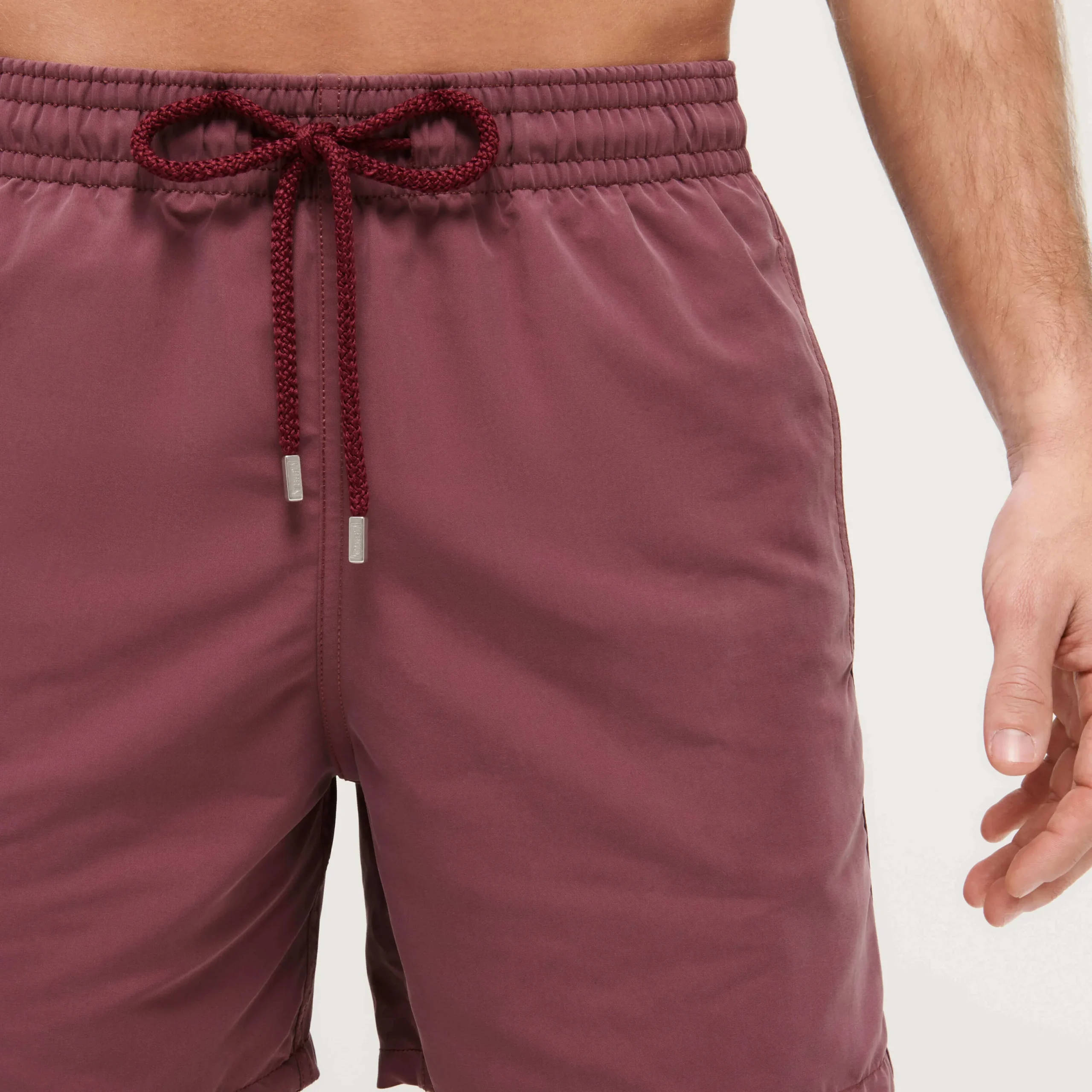 Best Vilebrequin Men Swim Trunks Solid Murasaki/Purple