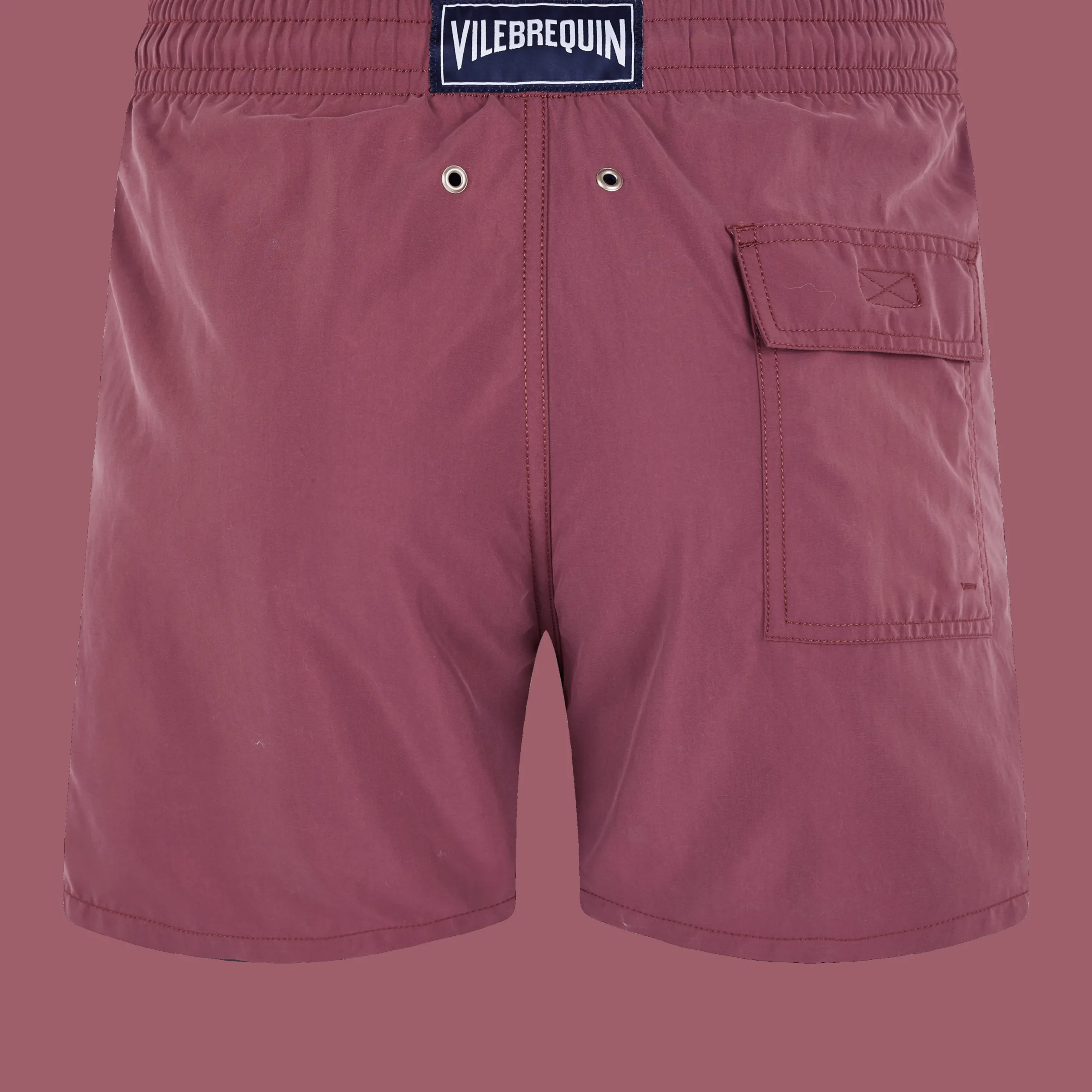 Best Vilebrequin Men Swim Trunks Solid Murasaki/Purple