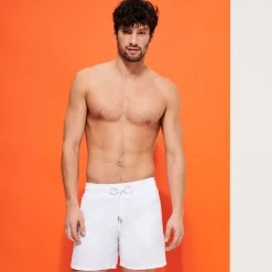 Online Vilebrequin Men Swim Trunks Solid White/White