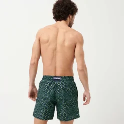 Discount Vilebrequin Men Swim Trunks Te Mana O Te Moana Navy/Blue