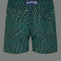 Discount Vilebrequin Men Swim Trunks Te Mana O Te Moana Navy/Blue