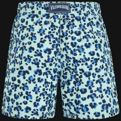 Cheap Vilebrequin Men Swim Trunks Turtles Leopard Thalassa/Blue