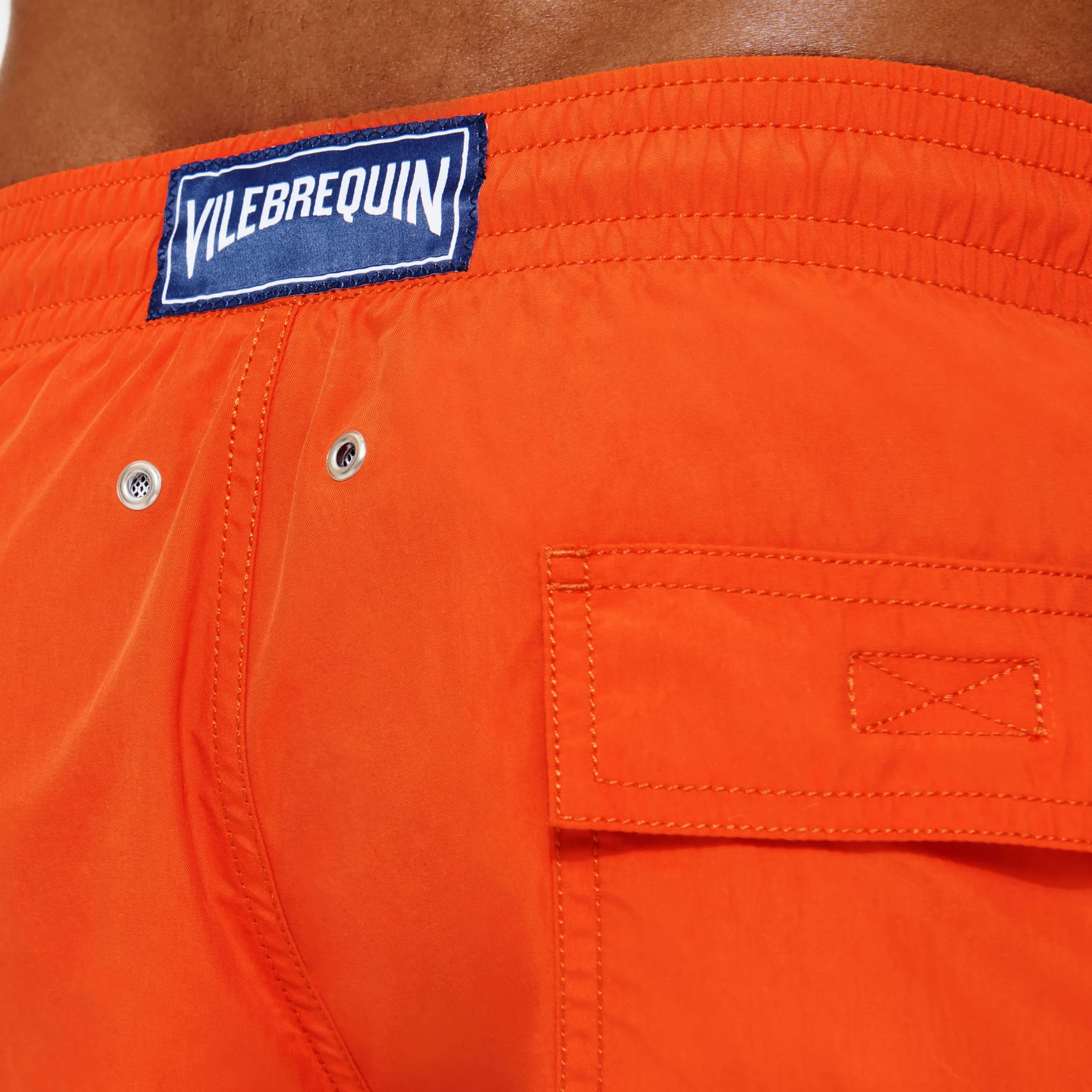 Store Vilebrequin Men Swim Trunks Water-Reactive Requins 3D Rust/Orange