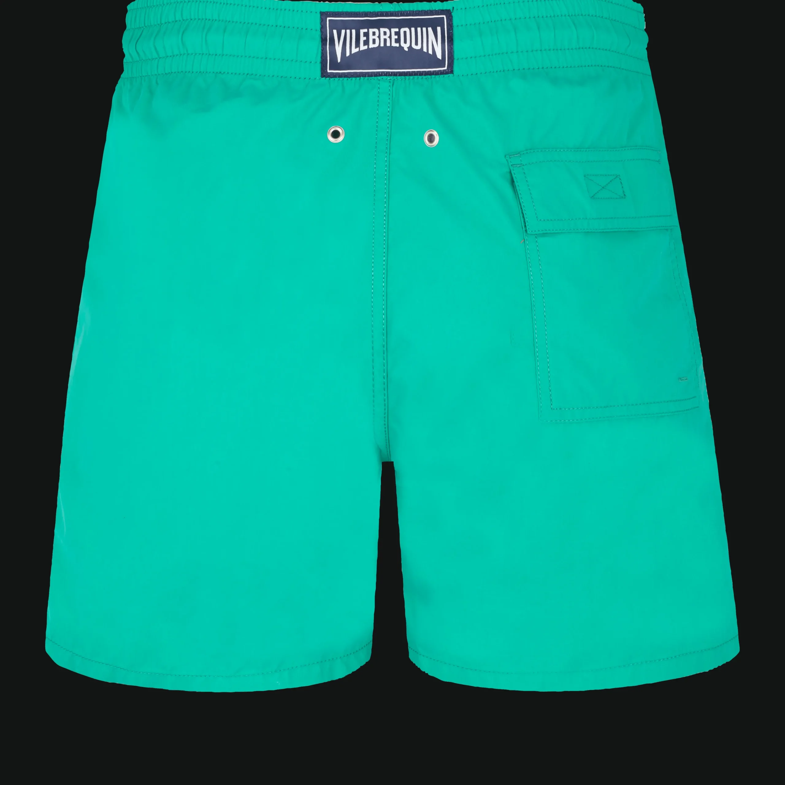 Flash Sale Vilebrequin Men Swim Trunks Water-Reactive Rascasses Tropezian Green/Green