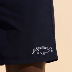 Best Sale Vilebrequin Men Swimwear Embroidered Logo - X La Samanna Navy/Blue