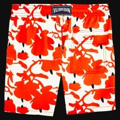 Online Vilebrequin Men Swimwear Lantern Flowers- X Donald Sultan White/White