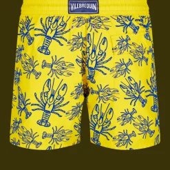 Best Vilebrequin Men Swimwear Lobster Flocked Mimosa/Yellow