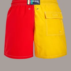 Sale Vilebrequin Men Swimwear Multicolor Placed Embroidery Squale - X Jcc+ - Limited Edition White/White