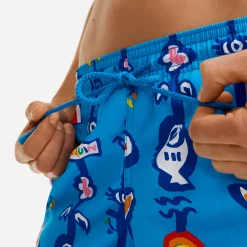 Clearance Vilebrequin Men Swimwear Totem - X Jcc+ - Limited Edition Swimming Pool/Blue