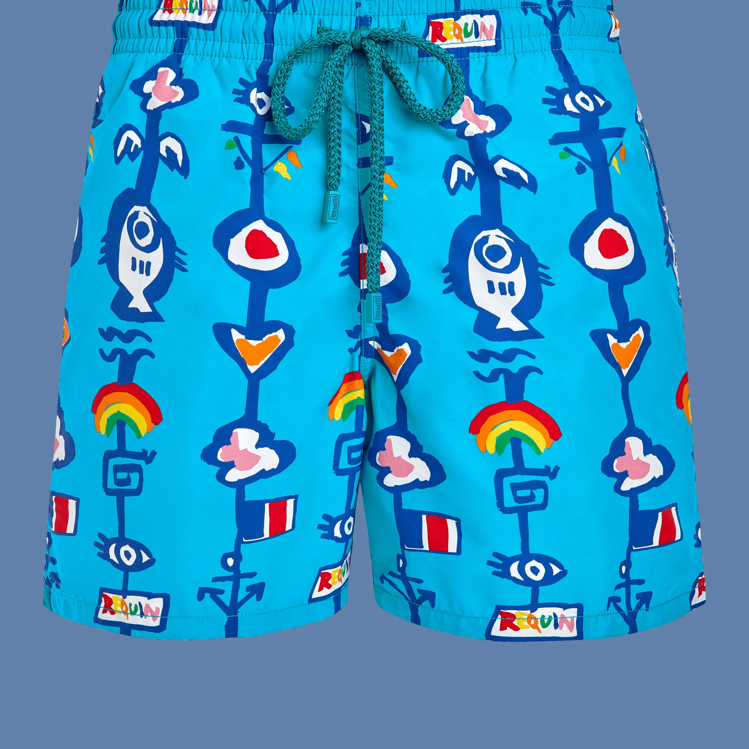 Clearance Vilebrequin Men Swimwear Totem - X Jcc+ - Limited Edition Swimming Pool/Blue