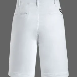 Fashion Vilebrequin Men Tencel Bermuda Shorts Solid White/White