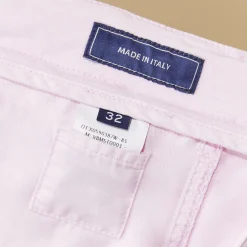 Outlet Vilebrequin Men Tencel Bermuda Shorts Solid Tea Pink/Pink