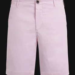 Outlet Vilebrequin Men Tencel Bermuda Shorts Solid Tea Pink/Pink