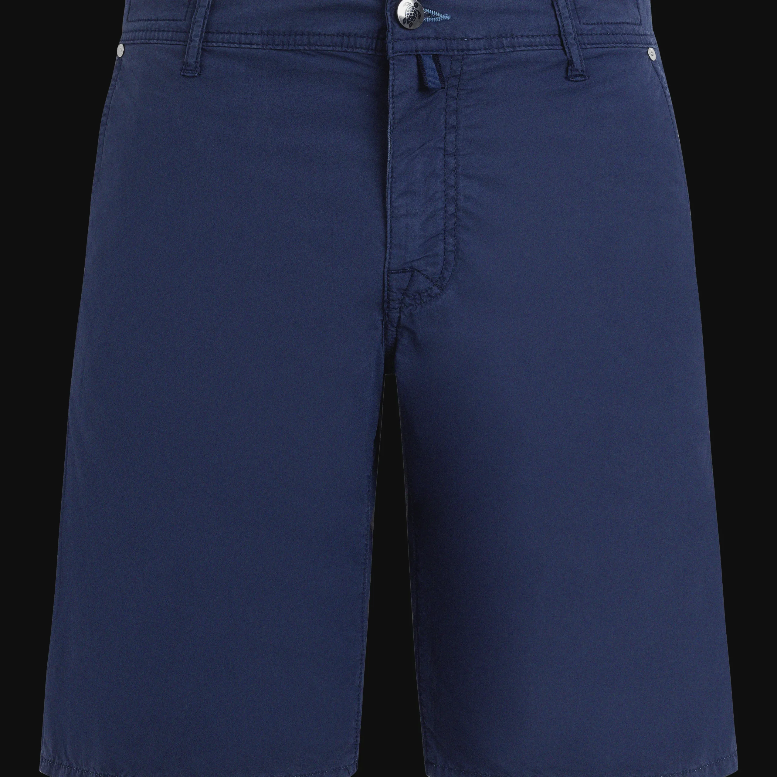 Outlet Vilebrequin Men Tencel Bermuda Trunks Solid Ultramarine/Blue