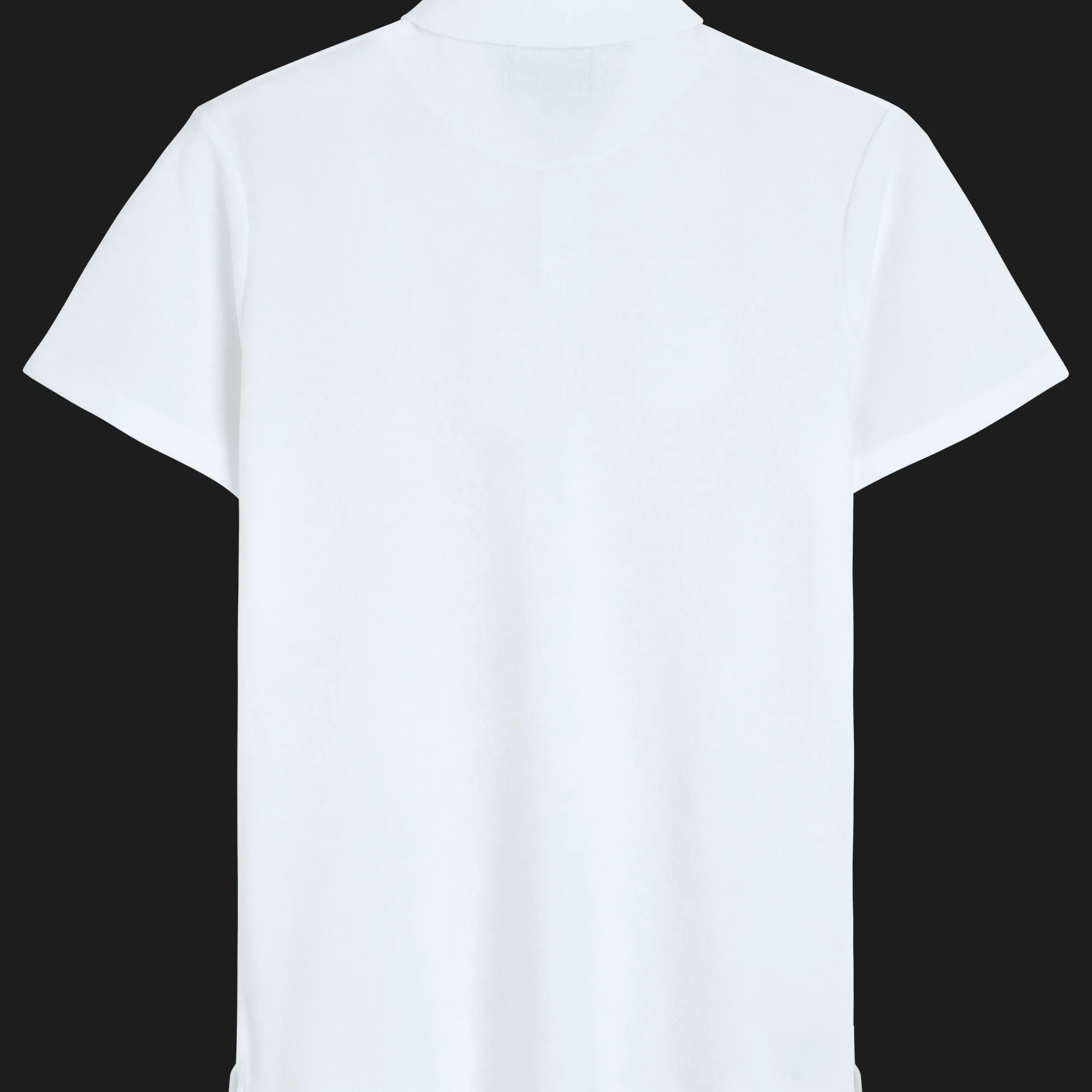Outlet Vilebrequin Men Terry Polo Solid White/White