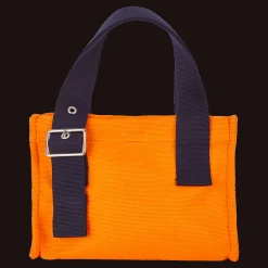 Sale Vilebrequin Mini Beach Bag Solid Carrot/Orange