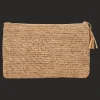 Best Sale Vilebrequin Raffia Unisex Beach Pouch Hemp/Beige