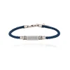 Sale Vilebrequin Sailor Cord Bracelet - X Gas Bijoux Silver/Grey