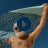 Outlet Vilebrequin Unisex Beach Towel Turtles Leopard Thalassa/Blue