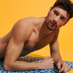 Outlet Vilebrequin Unisex Beach Towel Turtles Leopard Thalassa/Blue