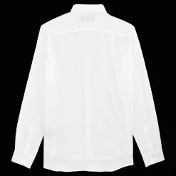 Outlet Vilebrequin Unisex Cotton Shirt Solid White/White