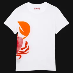 Cheap Vilebrequin Unisex Cotton T-Shirt St Valentin 2020 White/White
