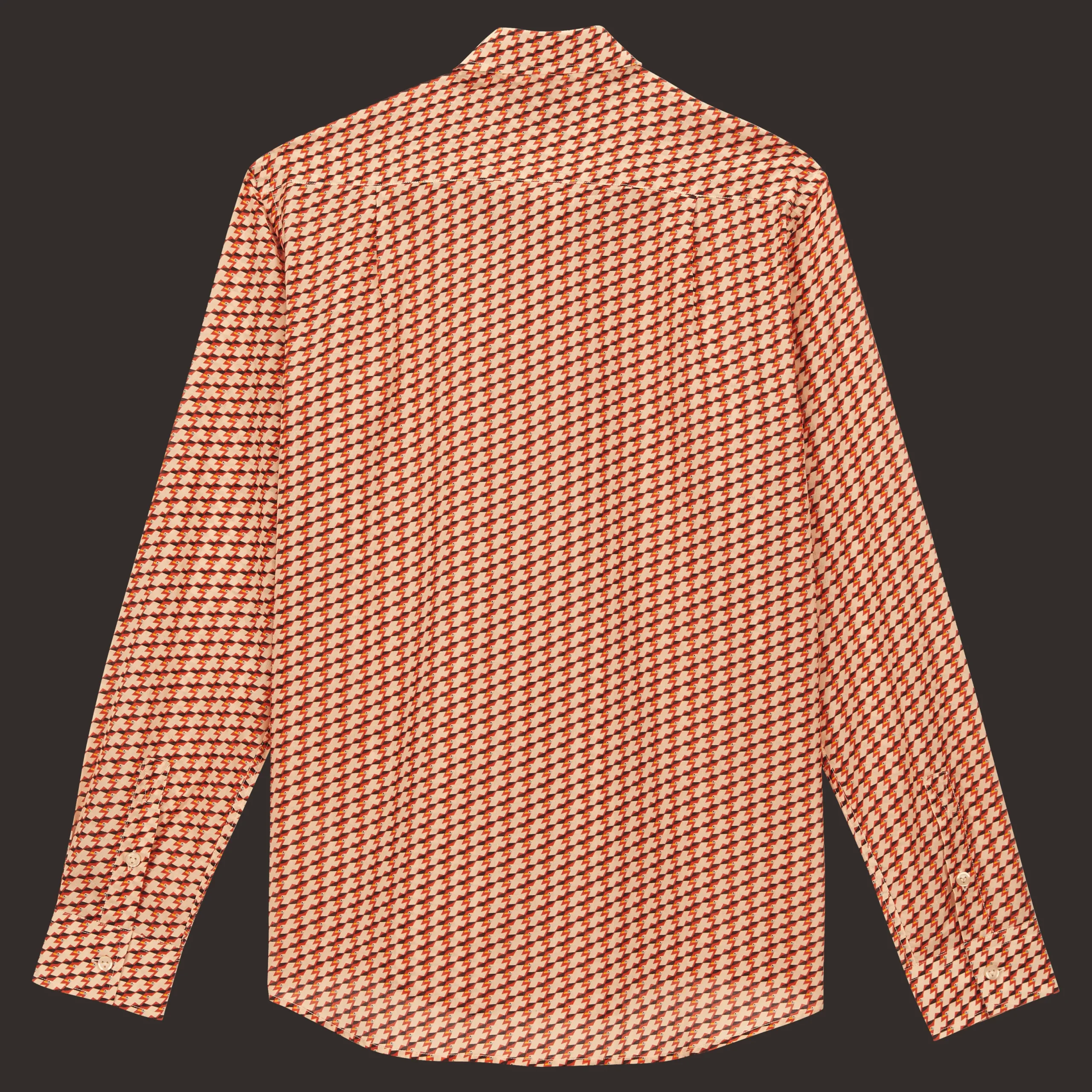Online Vilebrequin Unisex Cotton Voile Lightweight Shirt Micro Mouettes Straw/Yellow