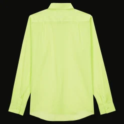 Cheap Vilebrequin Unisex Cotton Voile Lightweight Shirt Solid Coriander/Green