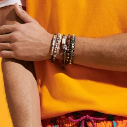 Cheap Vilebrequin Unisex Elastic Bracelet Leon- X Gas Bijoux Sunflower/Yellow