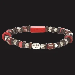 Sale Vilebrequin Unisex Elastic Bracelet Leon- X Gas Bijoux Poppy Red/Red