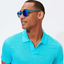 Discount Vilebrequin Unisex Floaty Sunglasses Solid Light Azure/Blue