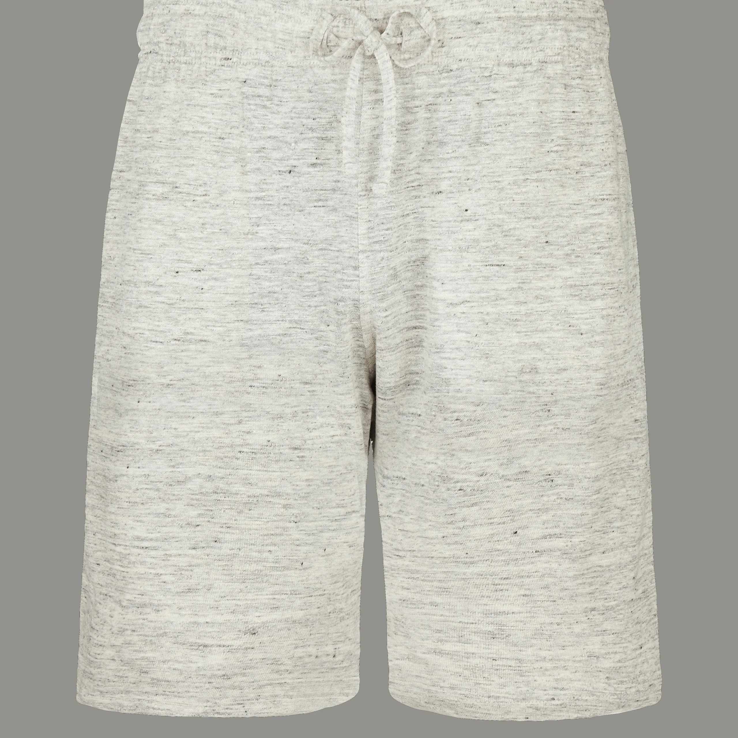 Flash Sale Vilebrequin Unisex Linen Bermuda Shorts Solid Lihght Gray Heather/Grey