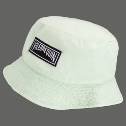 Cheap Vilebrequin Unisex Linen Bucket Hat Solid Water Green/Green