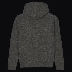 New Vilebrequin Unisex Linen Sweatshirt Solid Heather Anthracite/White