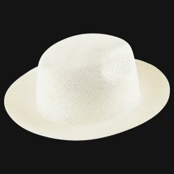 Fashion Vilebrequin Unisex Natural Straw Panama Hat Solid Sand/Beige