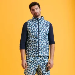 Clearance Vilebrequin Unisex Reversible Jacket Turtles Leopard Thalassa/Blue