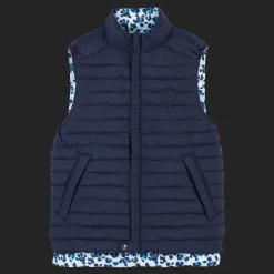 Clearance Vilebrequin Unisex Reversible Jacket Turtles Leopard Thalassa/Blue