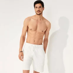 Hot Vilebrequin Unisex Terry Bermuda Solid Chalk/Beige