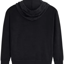 Cheap Vilebrequin Unisex Terry Sweatshirt Solid Black/Black