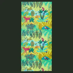 Online Vilebrequin Unisex Towels Jungle Rousseau Ginger/Green