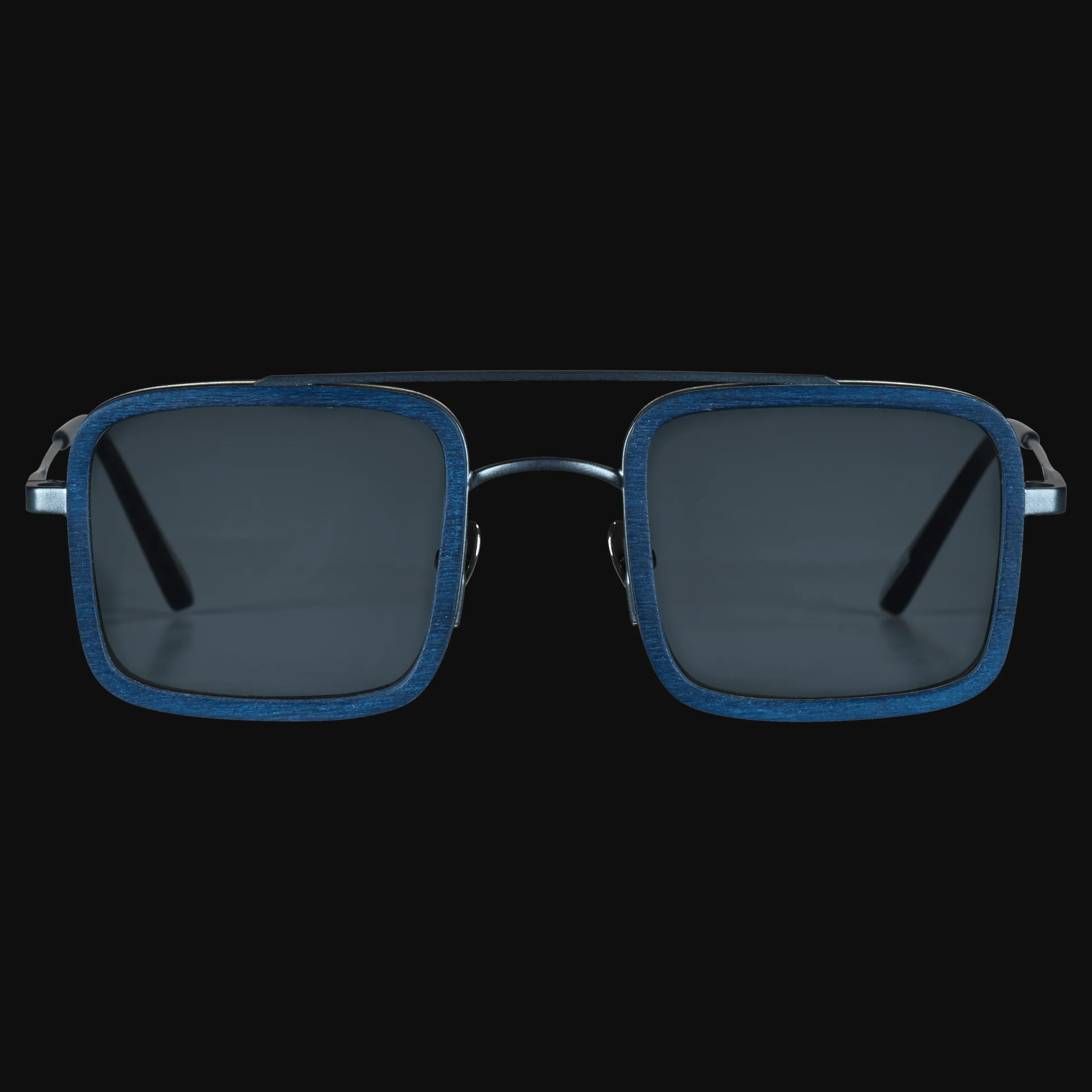Clearance Vilebrequin White Tulipwood Women And Men Sunglasses - Vbq X Shelter Navy/Blue