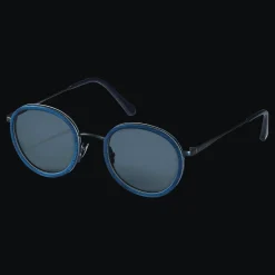 Cheap Vilebrequin White Tulipwood Women And Men Sunglasses - Vbq X Shelter Navy/Blue