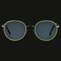 Cheap Vilebrequin White Tulipwood Women And Men Sunglasses - Vbq X Shelter Olivier/Green