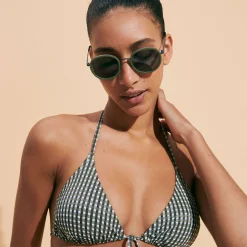 Cheap Vilebrequin White Tulipwood Women And Men Sunglasses - Vbq X Shelter Olivier/Green