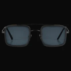 New Vilebrequin White Tulipwood Women And Men Sunglasses - Vbq X Shelter Black/Black